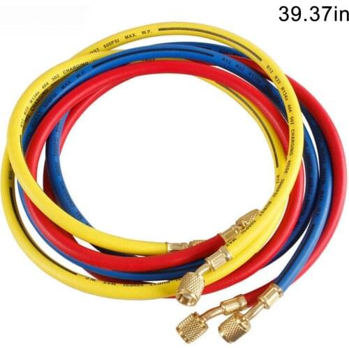 Car " AC Charging Hoses Tube for R134a R12 R22 R404 R502 Air Conditioning Refrigerant Tube 300-600 A20 1/4" Thread Hose