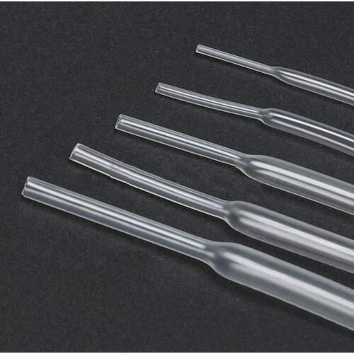 Free shipping 200M/1Roll Rohs 2:1 cable sleeve 4MM Heat Shrinkable Tube shrink sleeve Wire transparent