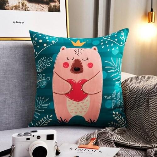 Nordic Style Ins Living Room Sofa Pillow Cushion Bedside Backrest Brushed Cushion Pillowcase Without Core Square Pillow