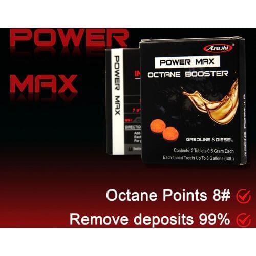 6 Pack Arashi Gas Fuel Additive Remove Carbon Deposit Engine Oil Additive Injector Cleaner Reduce Fuel Consumption Power Max