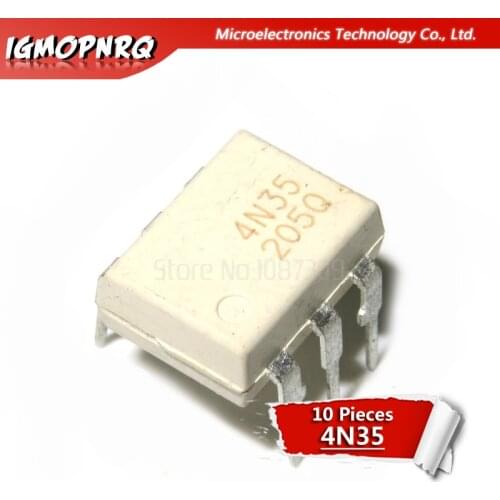 10pcs 4N35 DIP6 photoelectric coupler new original