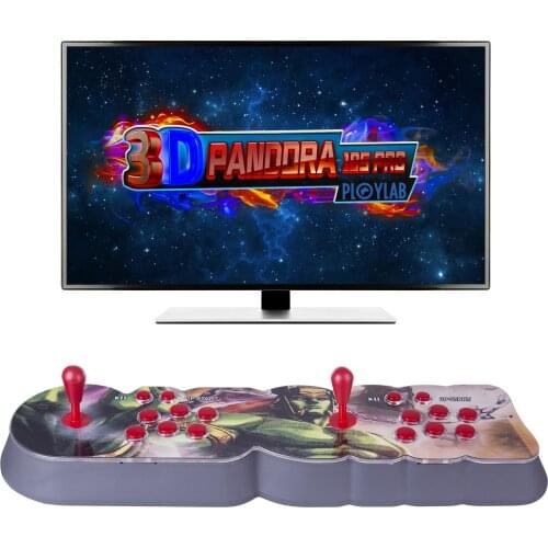 8000 In 1 Pandora 3D 18S WIFI Arcade Game Console Double Stick Home Fight Game Machine (Empty Chassis) - EU US UK AU Plug