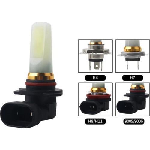 JanDeNing 2PCS H8/H11 COB Car LED Fog Light Bulbs daytime running lights Driving Lamp Bulbs 1000LM 6500K