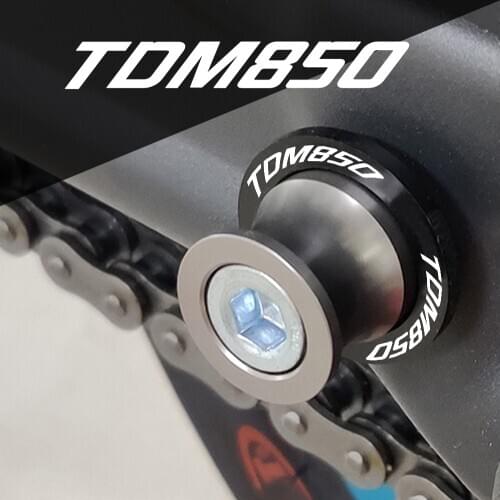 For Yamaha TDM 850 TDM850 1992 1993 1994 1995 1996 1997 1998 1999 2000 2001 Motorcycle 6MM Swingarm Spools Slider Stand Screws