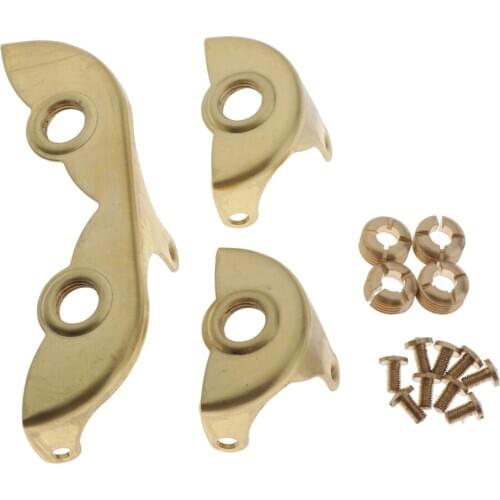 Soprano Sax Key Guard Set with Screws Copper Instrument Accessory Color