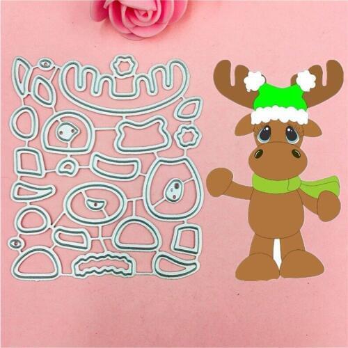 Hot Bull and bear bow Ear Cutting Dies Stencils for DIY Scrapbooking/photo album Decorative Embossing DIY Paper Cards