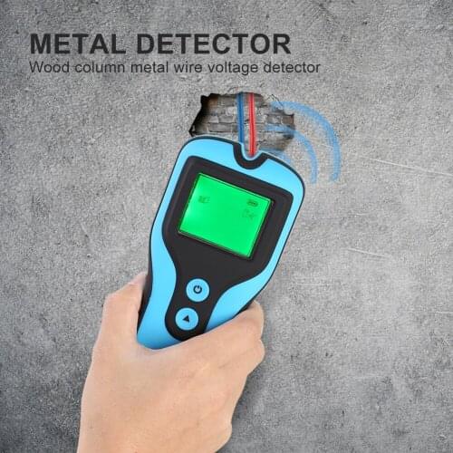 3 in 1 Metal Detector AC Voltage Live Cable Wire Wood Pipe Finder Stud Locator Wall Scanner Detector with Audio Alarm