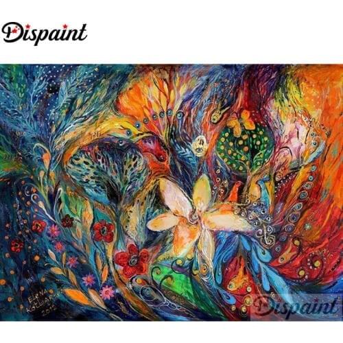 Dispaint Full Square/Round Drill 5D DIY Diamond Painting "Phoenix flower" Embroidery Cross Stitch 3D Home Decor A12721