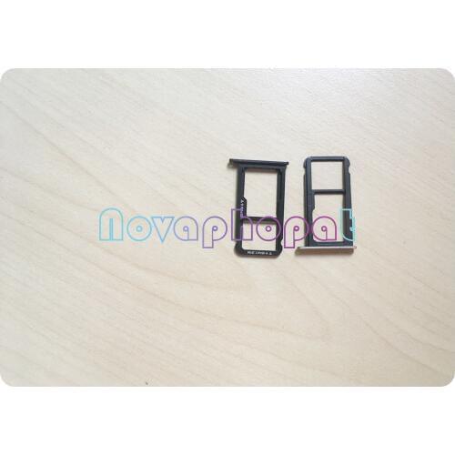 Novaphopat For Huawei P8 Lite 2017 / Honor 8 lite SIM Card Tray Holder Micro SD Slot Socket Adapter Replacement + tracking