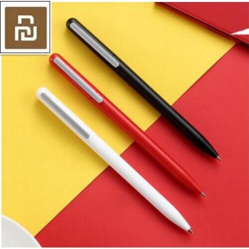 Original Xiaomi Pen Pinluo pen 3pcs Signing Pen 9.5mm 0.5 Ink Smooth Switzerland Black Refill MiKuni Japan Ink red white pen