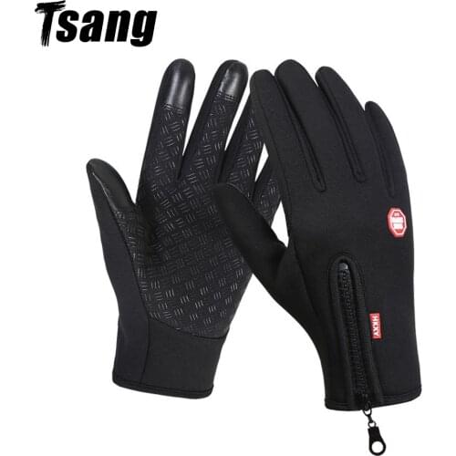 Mens Gloves Women Touchscreen Winter Thermal Warm Gloves Outdoor Ski Cycling Bicycle Motorcycle Gloves Waterproof Full Finger