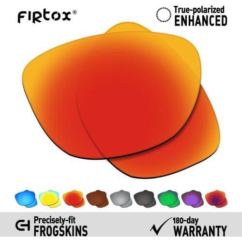 Firtox True UV400 Polarized Lenses Replacement for-Oakley Frogskins OO9013 Sunglasses (Compatiable Lens Only) - Multiple Colors