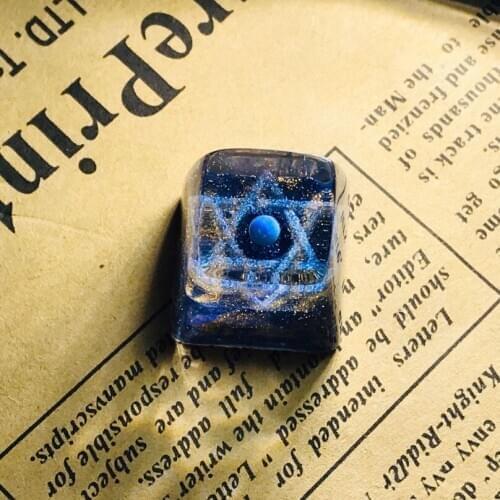Custom Mechanical Keyboard Accessories Manual Keycap Universal Fantasy Magic Array Transparent Mechanical Key Cap