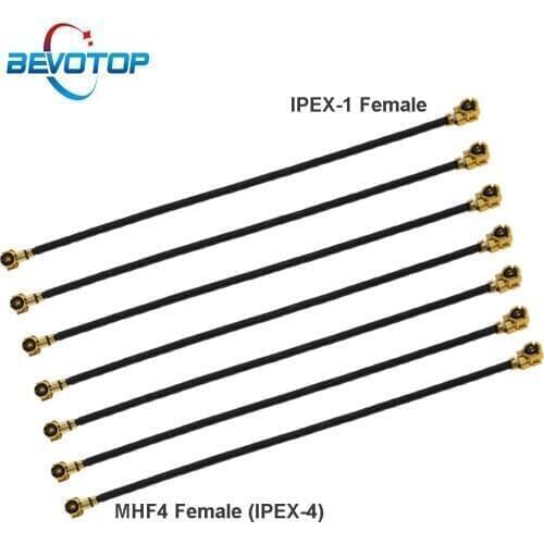 1pcs IPEX Pigtail Cable U.fl IPX IPEX1 Female to MHF4 IPEX4 Female Jack RF1.13 IPX MHF4 Extension Jumper for Router 3g 4g Modem