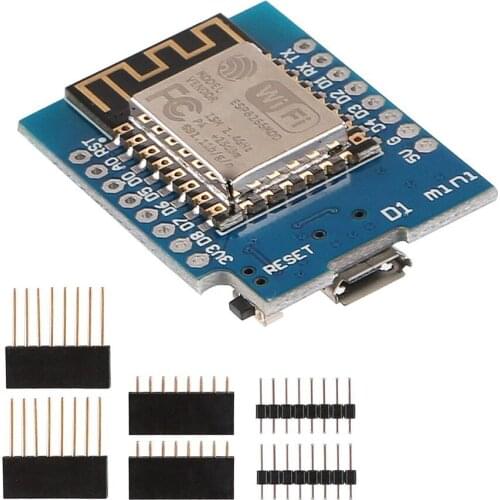 ESP-12 ESP12 ESP-12F Mini ESP8266 Module Wemos D1 Mini WiFi Development Board Micro USB 3.3V Based On ESP-8266EX 11 Digital Pin