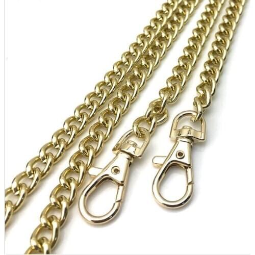 5 pieces / lot) Wholesale Bag Handbag Hardware Fastener Shoulder Strap Chain 120cm