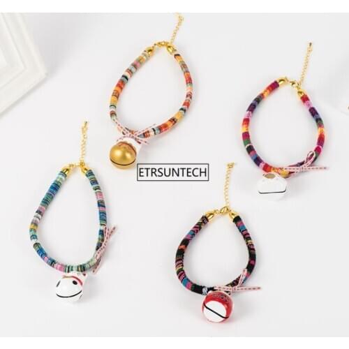 100pcs Puppy Collar Decoraton Pets Necklace Adjustable Neck Strap Pet Cat Dog Chain Jewelly Grooming Accessories