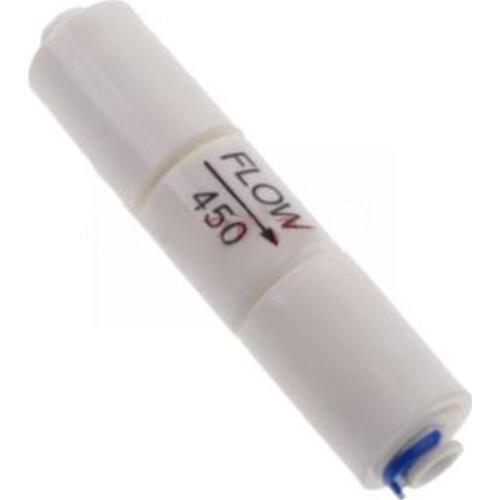 2pcs RO Restrictor Flow 450 ML about 1:3 With 1/4" Fitting Reverse Osmosis Flow