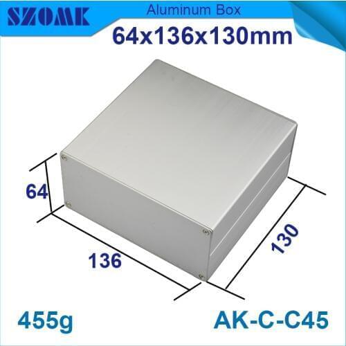 4pcs/lot 64(H)x136(W)x130(L) mm aluminium enclosures juction box for electronic made in china used to GPS tracker