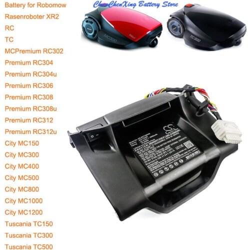 Cameron Sino 3000mAh Battery BAT7000B for Robomow City MC1000,MC1200,MC150,MC300,MC400,MC500,MC800,RC302,RC304,RC306,RC308,RC312