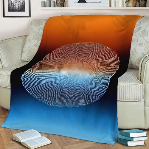 Abstract Glitch Pixel 205 3D Printed Velvet Plush Throw Fleece Blanket Bedspread Sherpa Blanket Home Decora