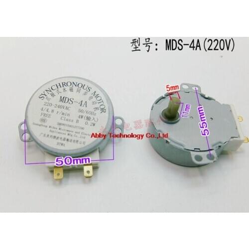Free Shipping Microwave synchronous motor MDS-4A turntable motor 220V4W 4/4.8r/min