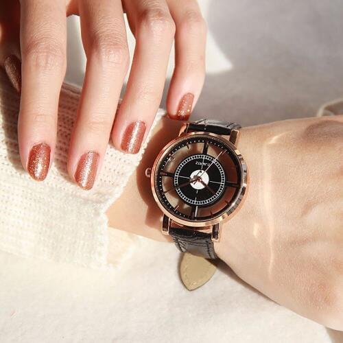 2018 FASHION Watch Unique Hollowed-out Neutral Personality Analog Wrist Delicate wristwatch Women Ladies Girls Watch Wrist F80