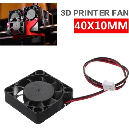 For Ender 3 5 Pro 1PC 40mm Cooling Fan Quiet Silent 3D Printer Fans 4010 24V Black Mayitr