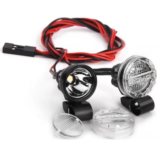 GRC 1 / 10 Simulation 16mm Round Spotlight Cross Country Headlamp Searchlight For TRX4 SCX10 Fine Workmanship
