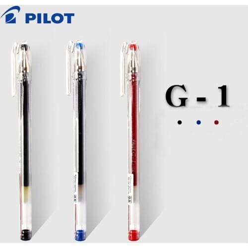 9 Pcs Japan Pilot BL-G1-5T Gel ink Pen 0.5mm signature pen office and school Gel Rollerball neutral pen Go Strain Shili Pen