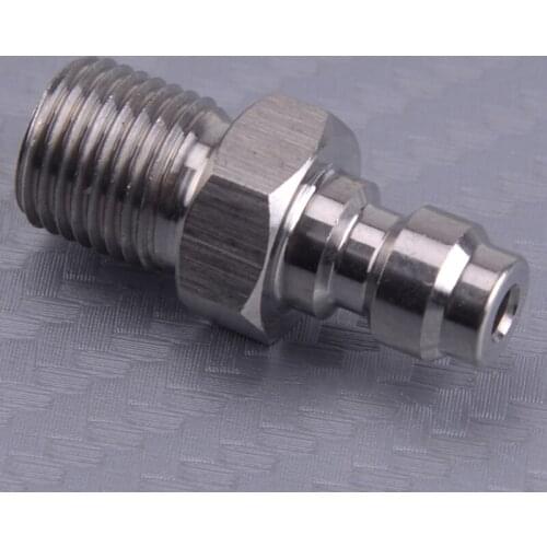 LETAOSK New 8mm Male Quick Head M10*1 Thread Connection Check Valve One Way Foster Fill Nipple Kit