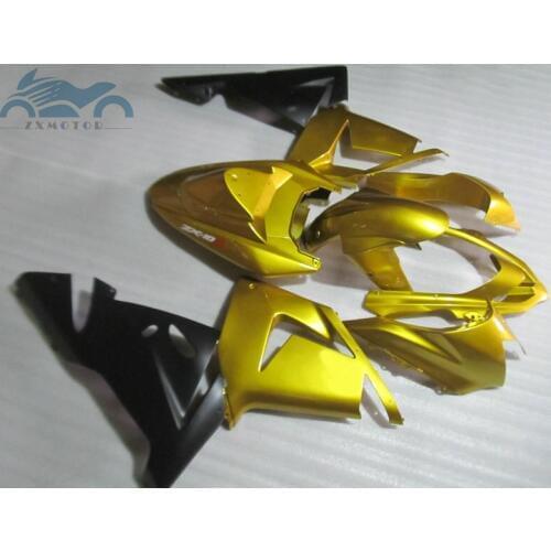 Upgrade your Motorcycle fairing kits for Kawasaki Ninja ZX-10R 2004 2005 ABS plastic fairings set 04 05 ZX10R golden CY93
