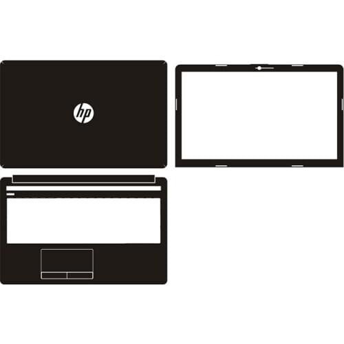 Laptop Carbon Fiber Vinyl Skin Sticker Cover For HP 15-da0503sa 15-DA0000 15-da0511sa 15-da0997na 15-da0072na 15-da0598sa DA0596