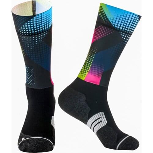 Professional Cycling Socks Non-slip Breathable Bike Socks Compression Sports Sock Bicycle Fleet Racing Socks Men And Women