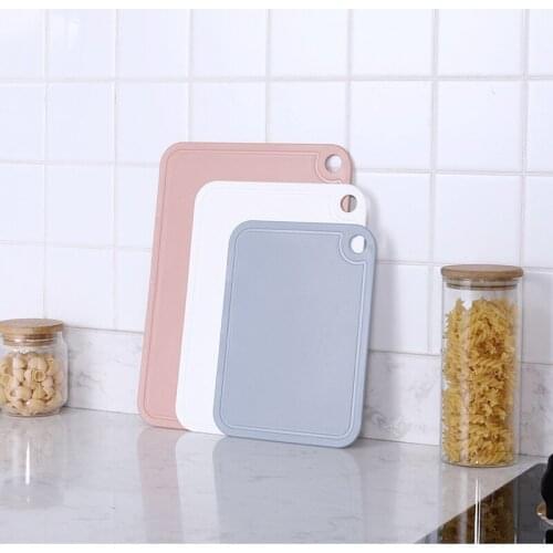 Chopping board large medium and small 3-piece combination kitchen vegetable meat classification rectangular cutting board set WF