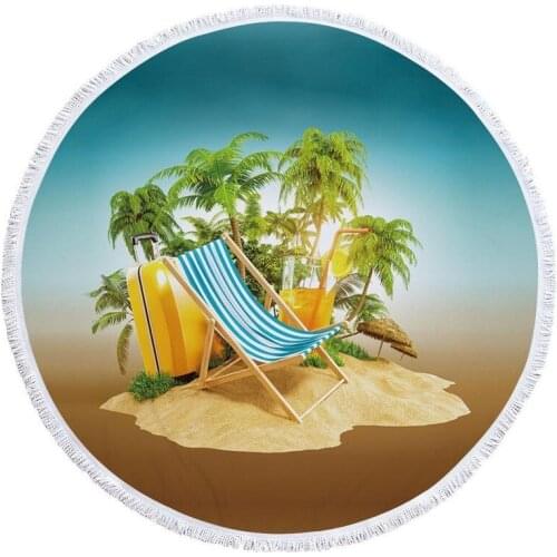 Seaside scenery coconut tree luxury beach towel Sea beach towel Towel beach Towels Towel beach towel Bath towels Beach mat towel