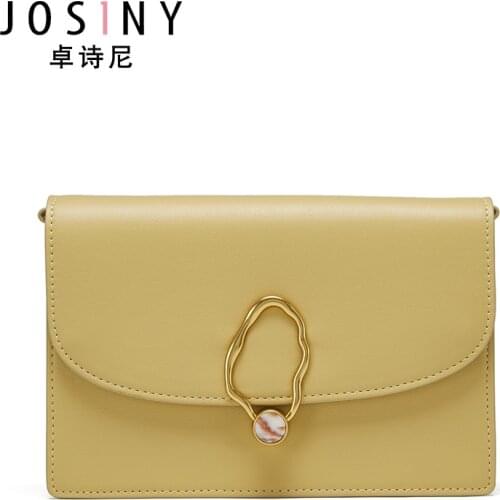 JOSINY 2021 Shoulder Bags For Women Ladies Fashion Pu Leather Retro Casual Solid