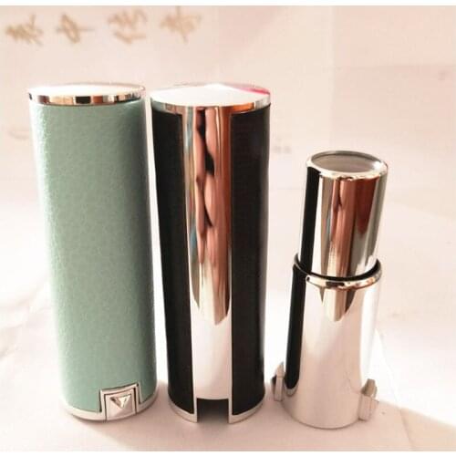 100pcs 12.1mm Lip Balm Tubes Empty Black Plastic Refillable Lip Balm Storage Container for DIY Homemade Lipstick Lip Balm