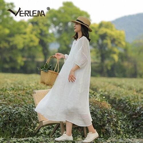 Летние платья из хлопка Verlena China At AliExpress