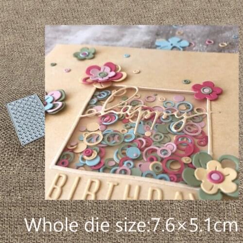 New Design Craft Metal Cutting Die cut dies Circle shake card decoration scrapbook Album Paper Card Craft Embossing die cuts