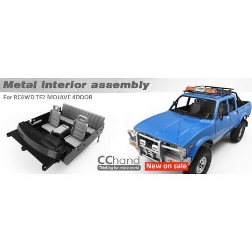 1/10 Scale Metal interior assembly for RC4 TF2 MOJAVE 4 DOOR PICK UP TRUCK