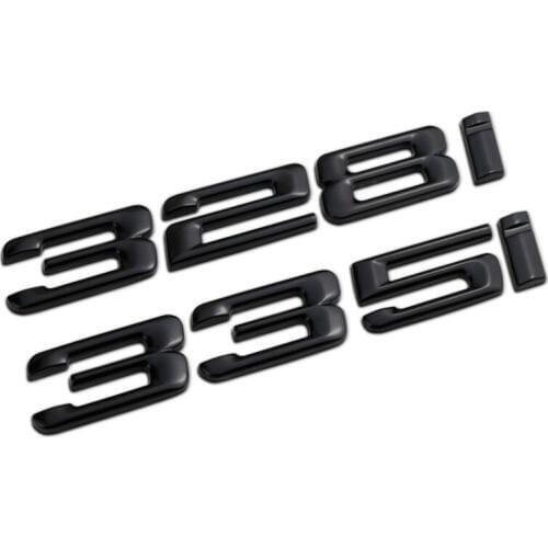 1PCS ABS Black Car Rear Badge Sticker for BMW M Performance 3 Sereis E36 E46 E90 E30 F30 316i 318i 320i 325i 328i 330i 335i 350i