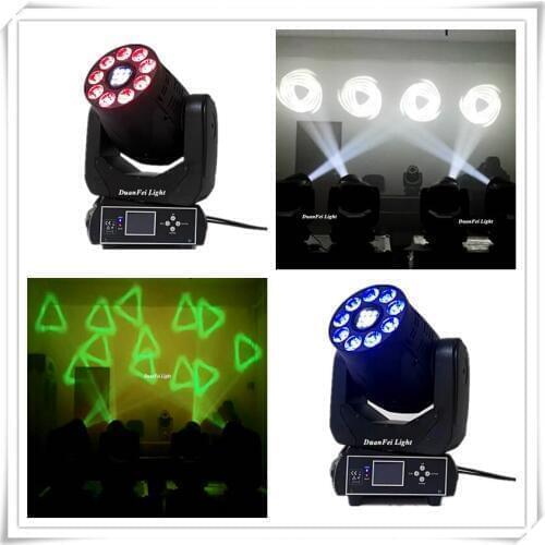 6 pieces led moving head 90w led spot moving head rgbwa uv 6in1 gobo moving head 9x18w moving head wash beam