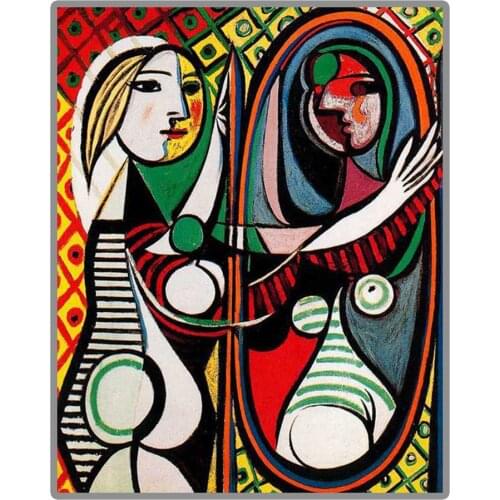 Great Painter Picasso "Girl before a Mirror" 5D DIY Diamond Painting Full Square/Round Diamond Embroidery Sale Rhinestones Pic