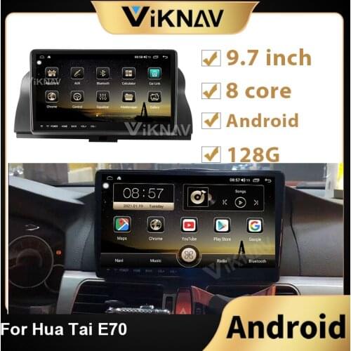 2 Din Android Car radio for Hua Tai E70 car stereo receiver head unit GPS navigation DVD multimedia player touch screen