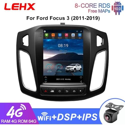 2 din Android Car Radio Multimedia Video Player For Ford Focus 3 Mk 3 2011 - 2019 For Tesla style screen Navigation GPS dvd