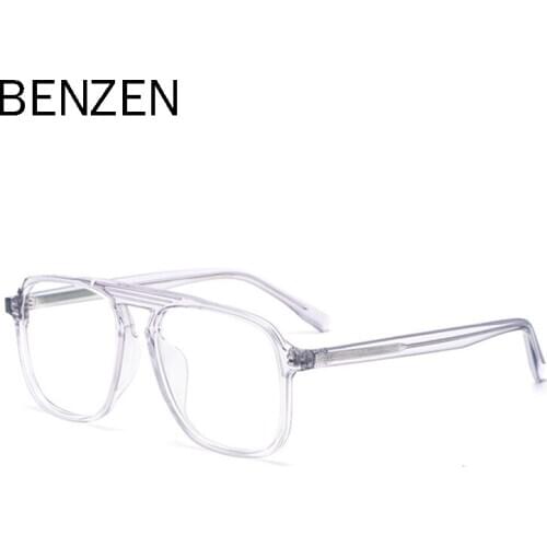 BENZEN Acetate Myopia Glasses Frame Men Vintage Big Optical Eyeglasses Frame Men Prescription Eyewear Frames 5318