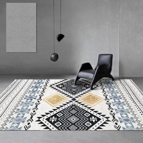 Bohemian Living Room Carpets Ethnic Morocco 200x300cm Rugs for Bedroom Kid Room Home Retro Carpet Floor Door Mat Area Rug Parlor