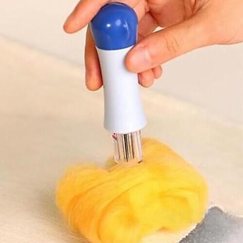 7-headed Needle Wool Felting Acupuncture Tools-DIY Patchwork And Crafts Acupuncture Starter Kit DIY Hand Sewing Accessories