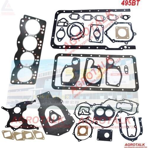 Set of gaskets kit including cylinder head gasket for Xinchai 495BT, head gasket part number: 495B-01004